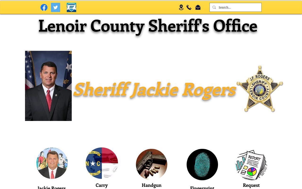 Lenoir County criminal court records sheriff homepage