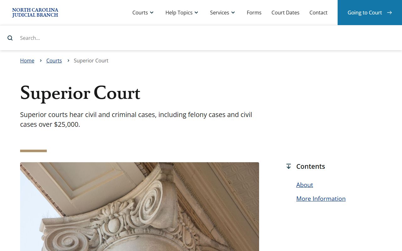 Lenoir County Superior Court records North Carolina Superior Court overview
