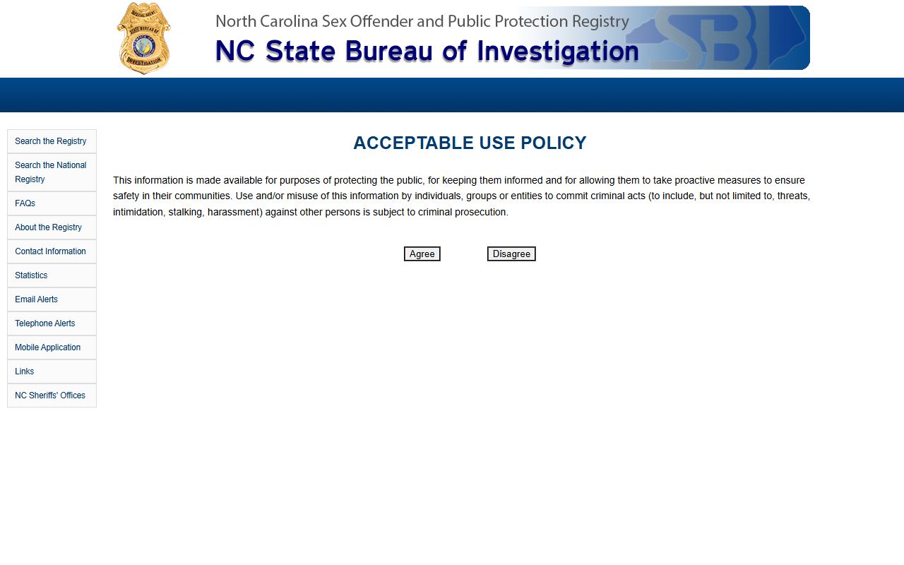 Lenoir County warrant records NC sex offender registry search